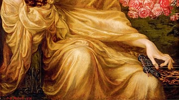 Roman Widow by Dante Gabriel Rossetti