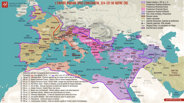 L'Empire romain sous Constantin, 324-337 après J.-C.