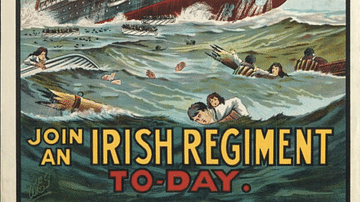 Lusitania Army Recruitment Poster
