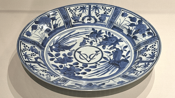 Plate with Monogram of the Dutch East India Company