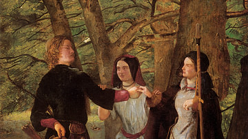 Rosalind Tutoring Orlando in the Ceremony of Marriage