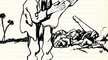 A Cartoon Against the War in Libya, 1911