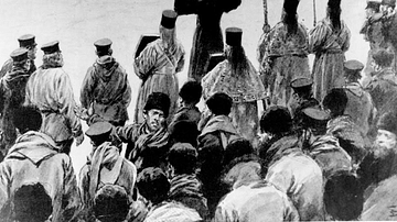 Gapon & Crowd, Bloody Sunday 1905