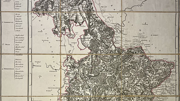 Map of the Saar Department
