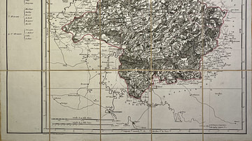 Map of the Sambre-et-Meuse Department
