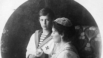 Empress Alexandra Feodorovna & Alexei