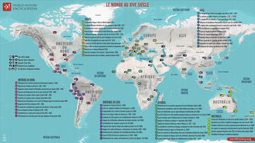 Carte du Monde au XIVe Siècle