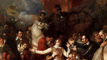 The Fatal Wounding of Sir Philip Sidney
