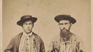 Two Unidentified Border Ruffians with Swords