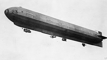 British Airship R23 in WWI