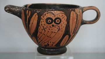 Red-Figure Owl Cup