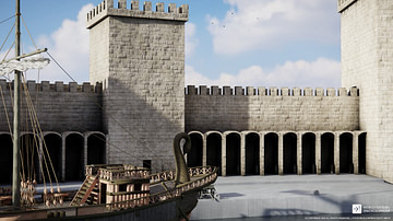 Towers and Arches at Herod's Harbor