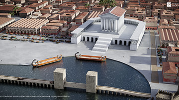 The Temple and Causeway at Herod's Harbor