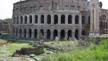 Theatre Of Marcellus Rome Illustration World History Encyclopedia Theatre Of Marcellus Rome Illustration World History Encyclopedia
