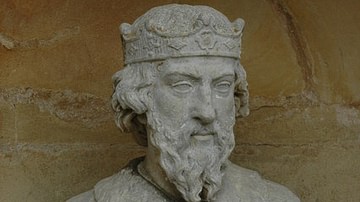 Bust of Alfred the Great in the Temple of British Worthies