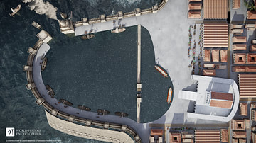 Unique Structures at Herod's Harbor