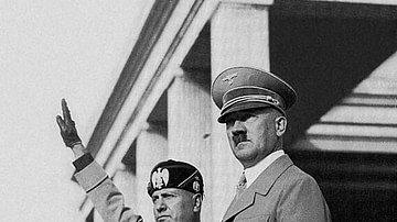 Benito Mussolini & Adolf Hitler, 1938