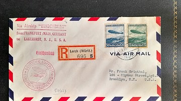 Letter Carried by LZ 129 Hindenburg