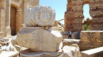 Head of Gorgon, Leptis Magna