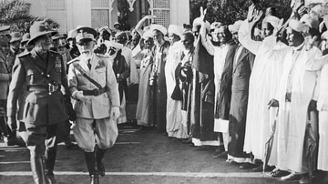 Meeting in Massawa of Emilio de Bono and Pietro Badoglio