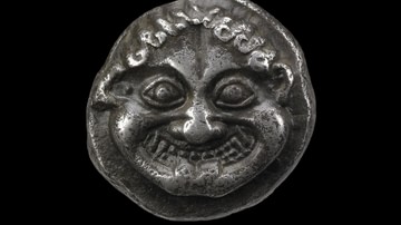 Athenian Silver Coin, 6th Century BCE