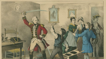 Young Andrew Jackson is Struck by a British Officer