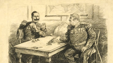 Anglo-German Arms Race Cartoon