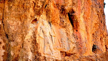 Mt. Darbandi Bilula's Akkadian Rock Relief, Mesopotamia, Iraq