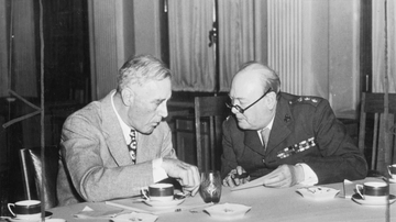 Roosevelt & Churchill at Yalta, 1945