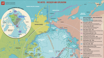 Map of Arctic Discovery and Exploration