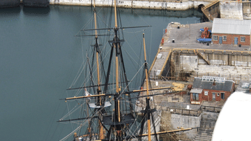 Aerial View, HMS Victory