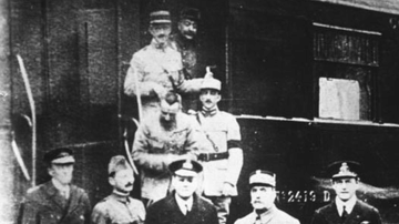 Marshal Foch After Signing the 1918 Armistice
