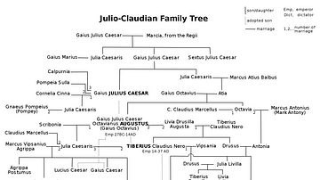 Julio-Claudian Family Tree