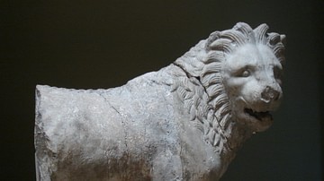 Lion from the Mausoleum at Halicarnassus