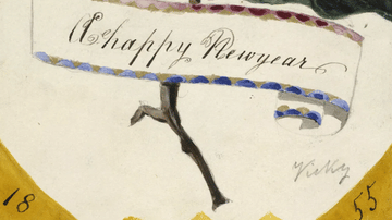 Princess Royal's Christmas Card, 1855