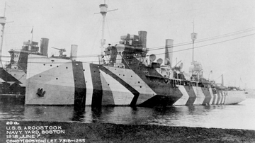 Dazzle Camouflage, US Destroyers, WWI