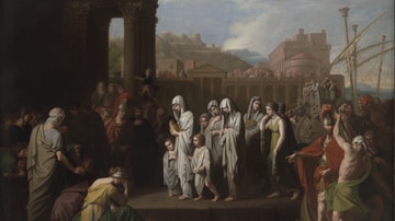 Agrippina Landing at Brundisium with the Ashes of Germanicus