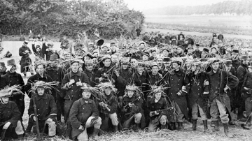 Belgian Troops, Battle of Haleine.
