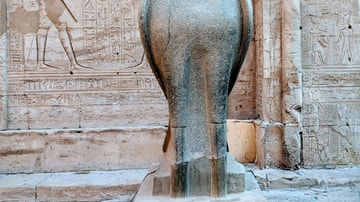 Statue of Horus at Edfu