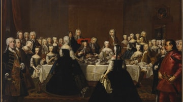 Court Banquet With Maria Theresa and Francis Stephen