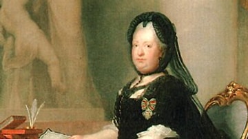 Maria Theresa in Mourning Dress