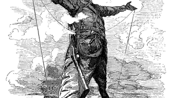 Cecil Rhodes Colossus Cartoon