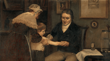 Edward Jenner Administering a Vaccination