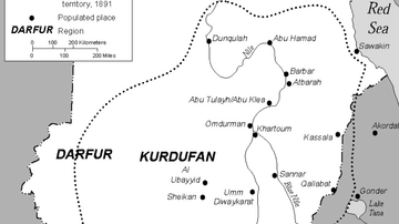 Map of the Mahdist State