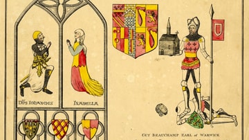 Guy de Beauchamp Stands Atop the Beheaded Piers Gaveston