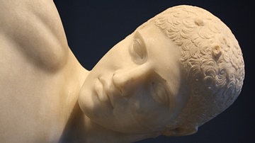 Head, Discobolus Lancellotti