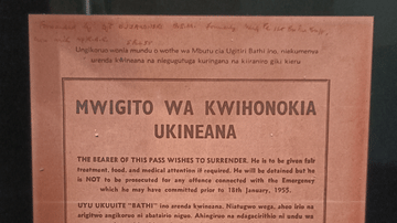 Mau Mau Safe Conduct Pass