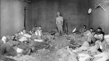 Wounded British Soldiers, Boer War