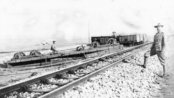 De-railed Train, Boer War