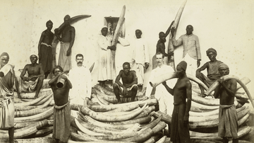 19th-Century Ivory Traders, East Africa,
